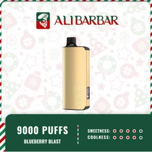 Alibarbar Ingot 9000 Puffs – Blueberry Blast Ice