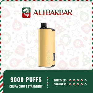 Alibarbar Ingot 9000 Puffs – Chupa Chups Strawberry