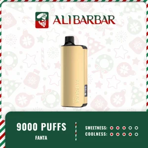 Alibarbar Ingot 9000 Puffs – Fanta Ice