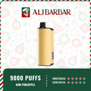 Alibarbar Ingot 9000 Puffs – Kiwi Pineapple Ice