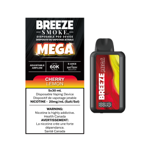 Breeze Mega 60K – Cherry Lemon