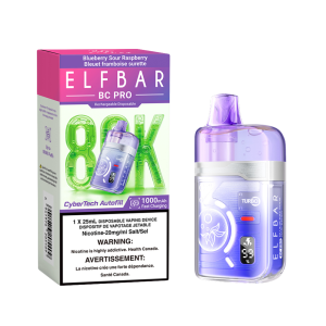 Elf Bar BC Pro 80K – Blueberry Sour Raspberry
