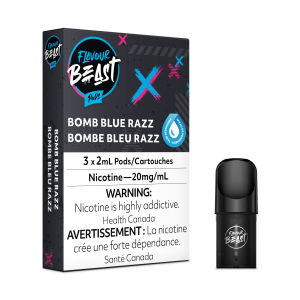 Flavour Beast Pods – Bomb Blue Razz (3 Pack)