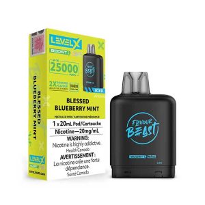 Level X Flavour Beast G2 Boost 25K Pod – Blessed Blueberry Mint Iced