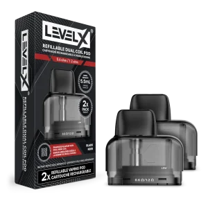Level X Refillable Dual Coil Pod 2/Pk