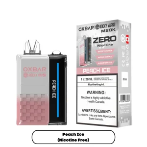 OXBAR x Rocky Vapor M20K Zero Nic – Peach Ice