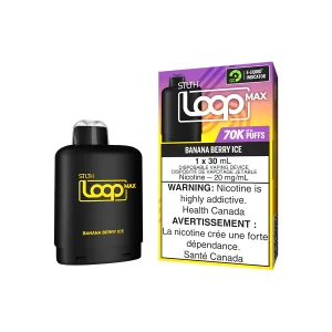 STLTH Loop Max 70k Pod – Banana Berry Ice