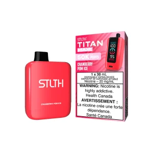 STLTH TITAN Max 50k – Cranberry Pom Ice