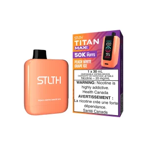 STLTH TITAN MAX 50k – Peach White Grape Ice