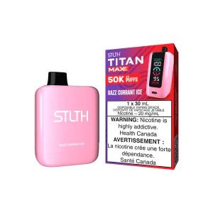 STLTH TITAN MAX 50k –  Razz Currant Ice