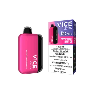 VICE ULTRA 60k – Poppin’ Peach Berry Ice