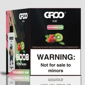 Wholesale Strawberry Kiwi Vape – Groo Slim (10 Pack)