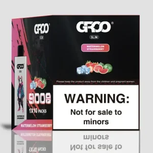 Wholesale Strawberry Watermelo Vape – Groo Slim (10 Pack)