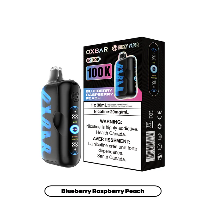 OXBAR x Rocky Vapor G100K – Blueberry Raspberry Peach