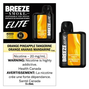 BREEZE ELITE 4000 – Orange Pineapple Tangerine