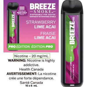 BREEZE SMOKE PRO – Strawberry Lime Acai