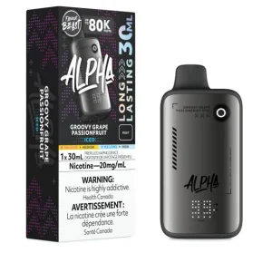 Flavour Beast Alpha 80K – Groovy Grape Passionfruit Iced