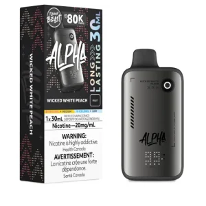 Flavour Beast Alpha 80K – Wicked White Peach