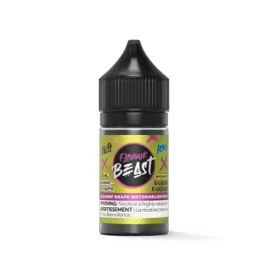 Flavour Beast – Gleamin’ Grape Watermelon Mint Iced 30ml Salt