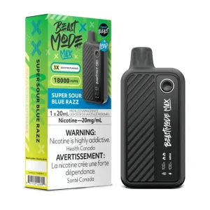 Flavour Beast Mode Max 18k – Super Sour Blue Razz