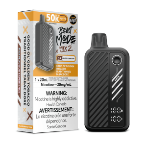 Flavour Beast Mode Max 2 50K Disposable – Good Ol’ Golden Tobacco