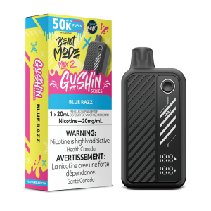 Flavour Beast Mode Max 2 50k – Gushin’ Blue Razz
