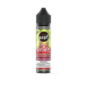 Flavour Beast Sour Gushin’ – S. Cherry Watermelon 60ml Salt