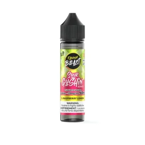 Flavour Beast Sour Gushin’ – S. Raspberry Lemon 60ml Salt