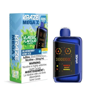 Kraze Mega X Classic – Blueberry Kiwi Ice