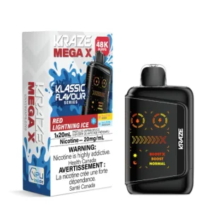 Kraze Mega X Classic – Red Lightning Ice