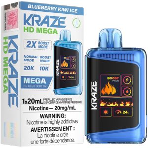 Kraze HD Mega – Blueberry Kiwi Ice