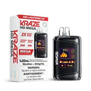 Kraze HD Mega – Red Lightning Ice