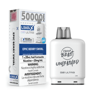 Level X Flavour Beast Unleashed G2 Ultra 50K Pod – Epic Berry Swirl Iced