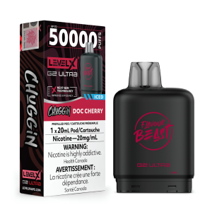 Level X Flavour Beast Chuggin’ G2 Ultra 50K Pod – Doc Cherry (Doc Fizz Iced)