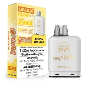Level X Flavour Beast Cravin’ G2 Boost 25K Pod – Lemon Delight