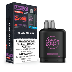 Level X Flavour Beast G2 Boost 25K Pod – Tangy Berries