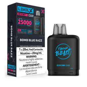 Level X Flavour Beast G2 Boost 25K Pod – Bomb Blue Razz