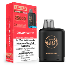 Level X Flavour Beast G2 Boost 25K Pod – Chillin’ Coffee Iced