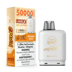 Level X Flavour Beast Cravin’ G2 Ultra 50K Pod – Orange Bake