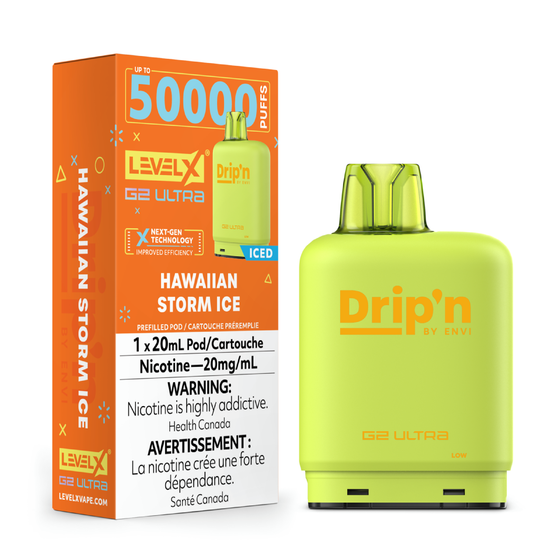 Level X Drip’n G2 Ultra 50K Pod – Hawaiian Storm Ice