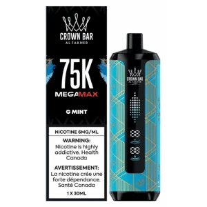 Al Fakher Crown Bar Mega Max 75K – G Mint