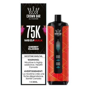 Al Fakher Crown Bar Mega Max 75K – Cherry Classic