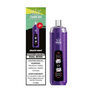 Al Fakher Crown Bar Crystal 10K – Grape Mint